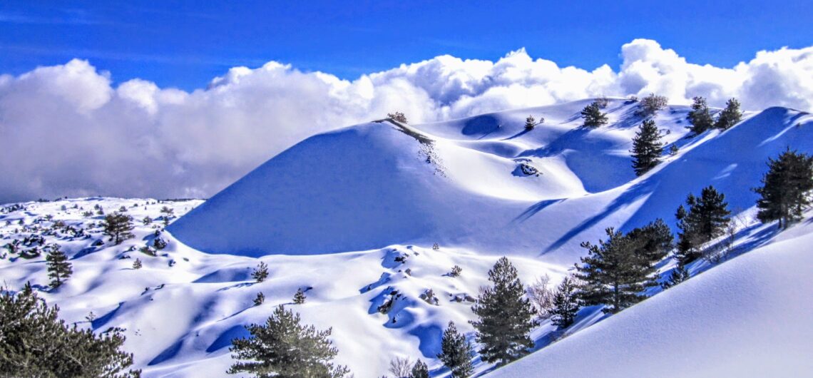 Escursioni in ciaspole sull'Etna